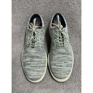 SWIMS Men's Knit Sneakers 9.5 Gray Marled Lightweight Breathable Casual Lace Up